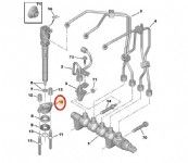 Peugeot 308 T7 Enjektör Bağlantı Çatalı 1.6 Dizel Euro4